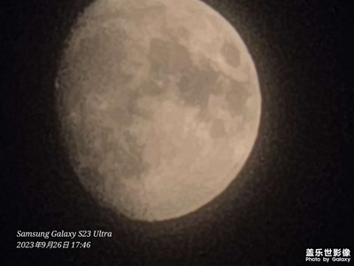 百倍长焦拍月亮