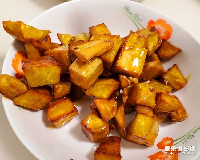 家常美食 炸薯条 红薯拔丝