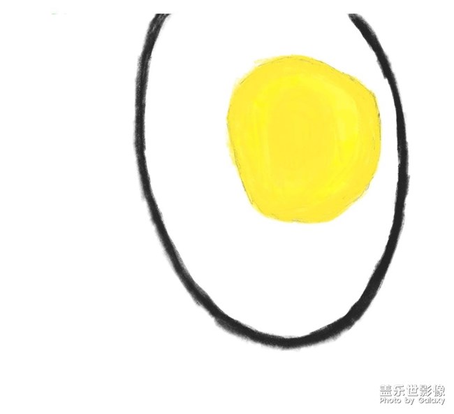 闲来无事画了半个鸡蛋