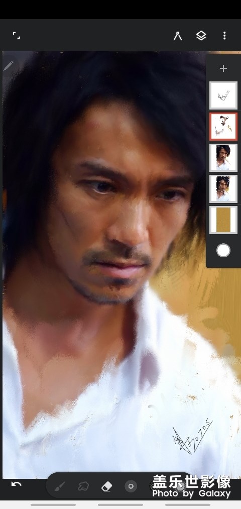 绘画《周星驰》