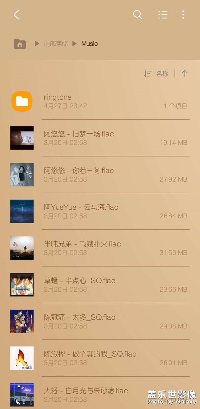 音乐文件夹问题
