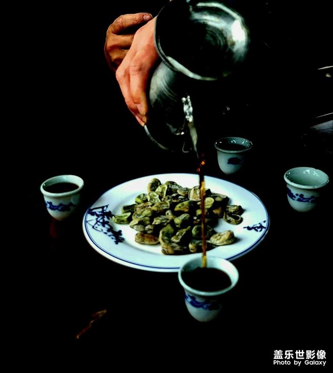 黄酒与五香豆