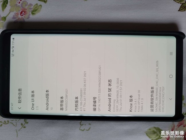 note9屏幕这是自毁了？