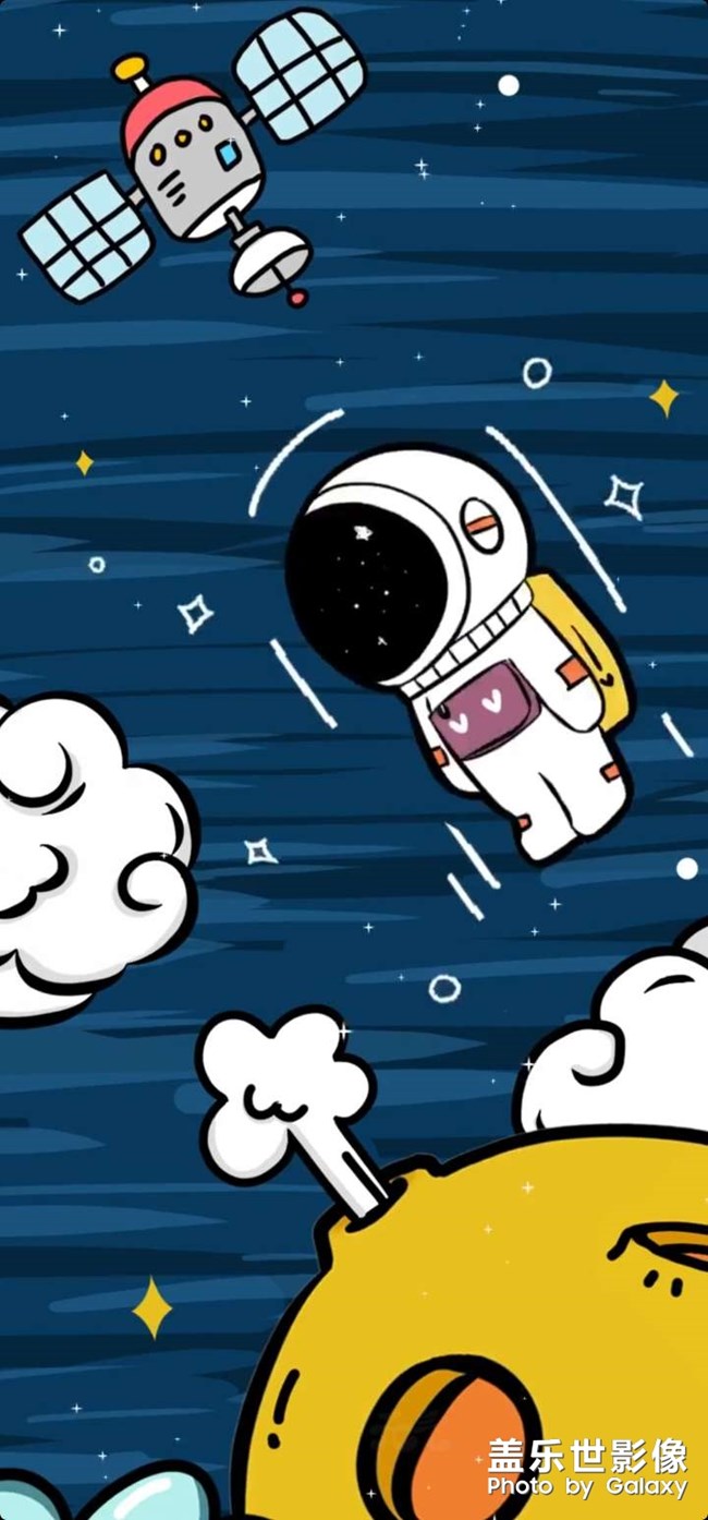 给大家几个太空人壁纸