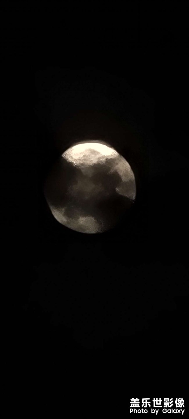 昨晚的超级月亮