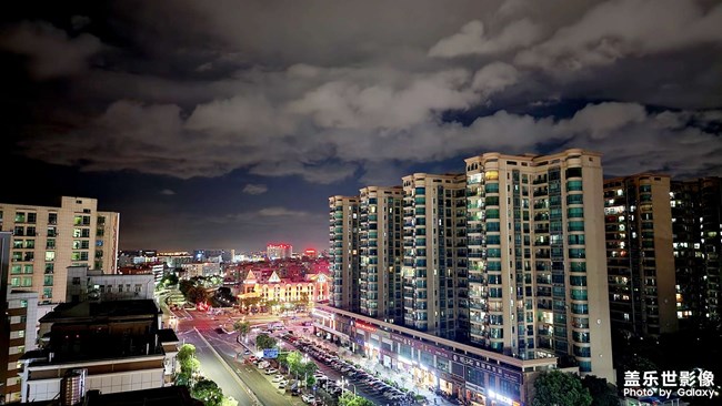 随拍街道夜景