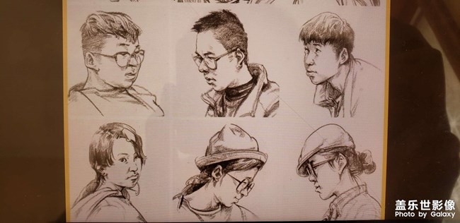 速写人物头部训练篇1