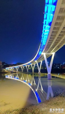 【美丽夜景】五彩桥