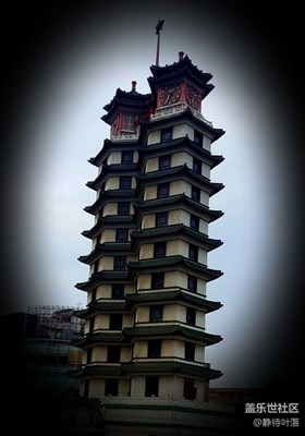 二七塔 手绘