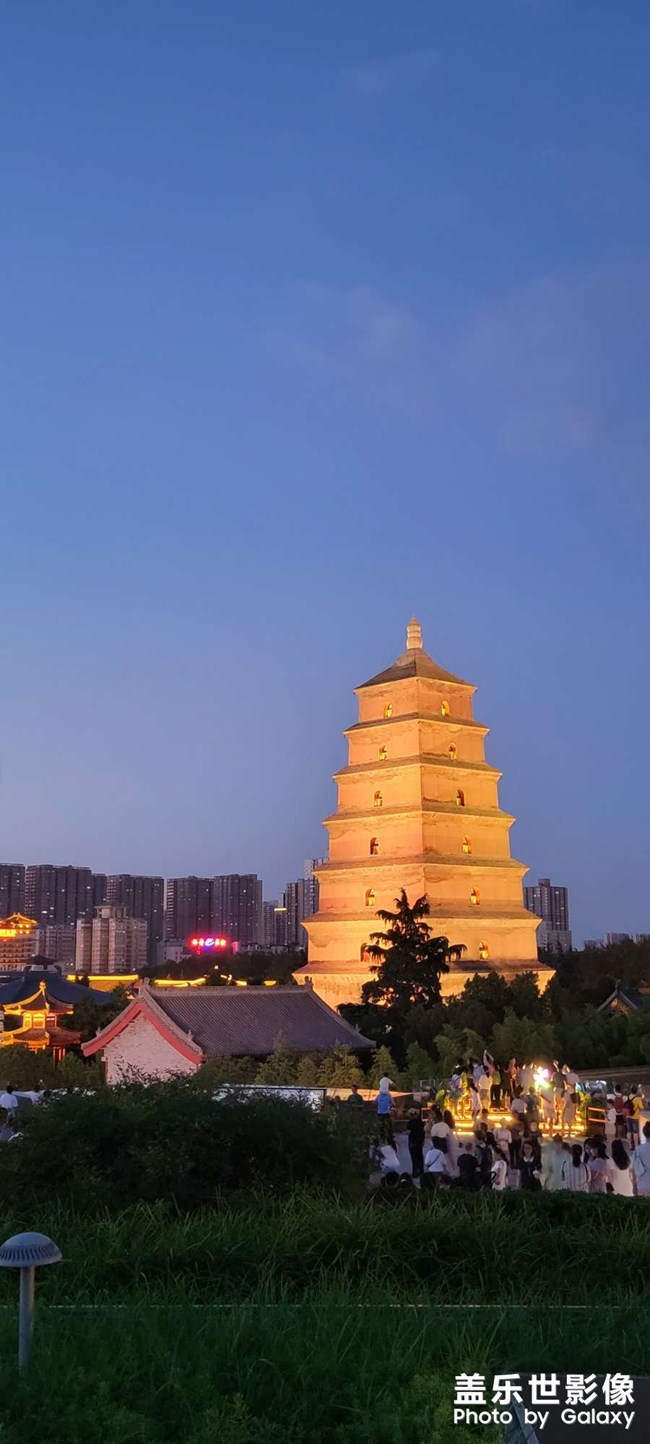 西安大雁塔夜景