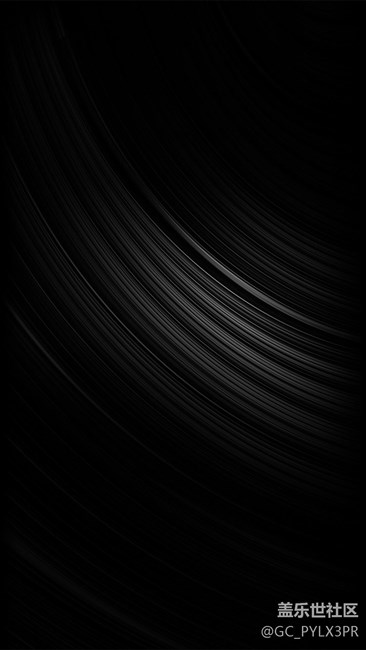 掩盖屏幕黑边的黑色壁纸分享