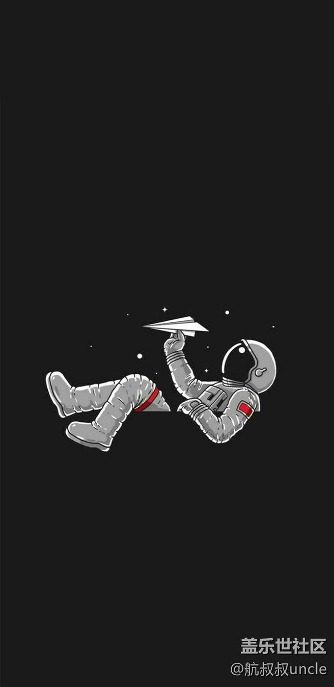 暗色系太空人壁纸分享