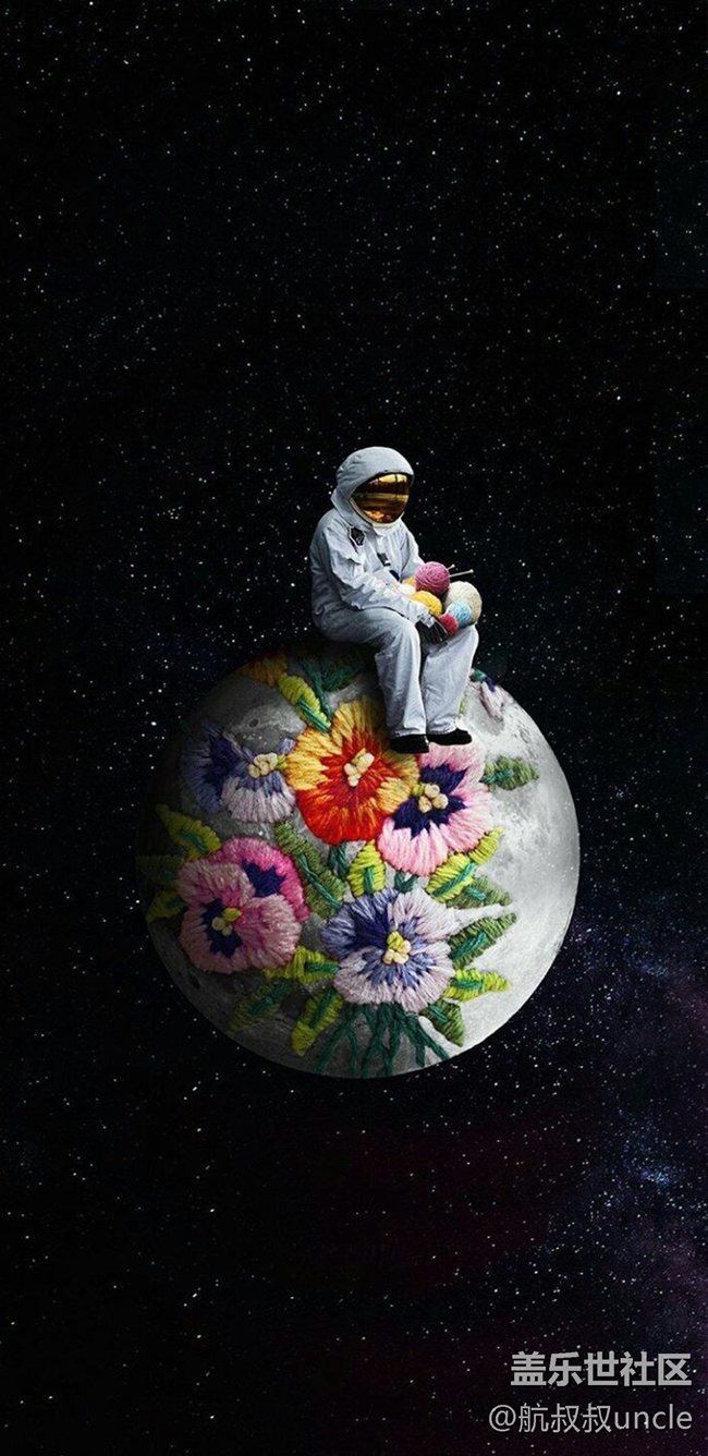 暗色系太空人壁纸分享