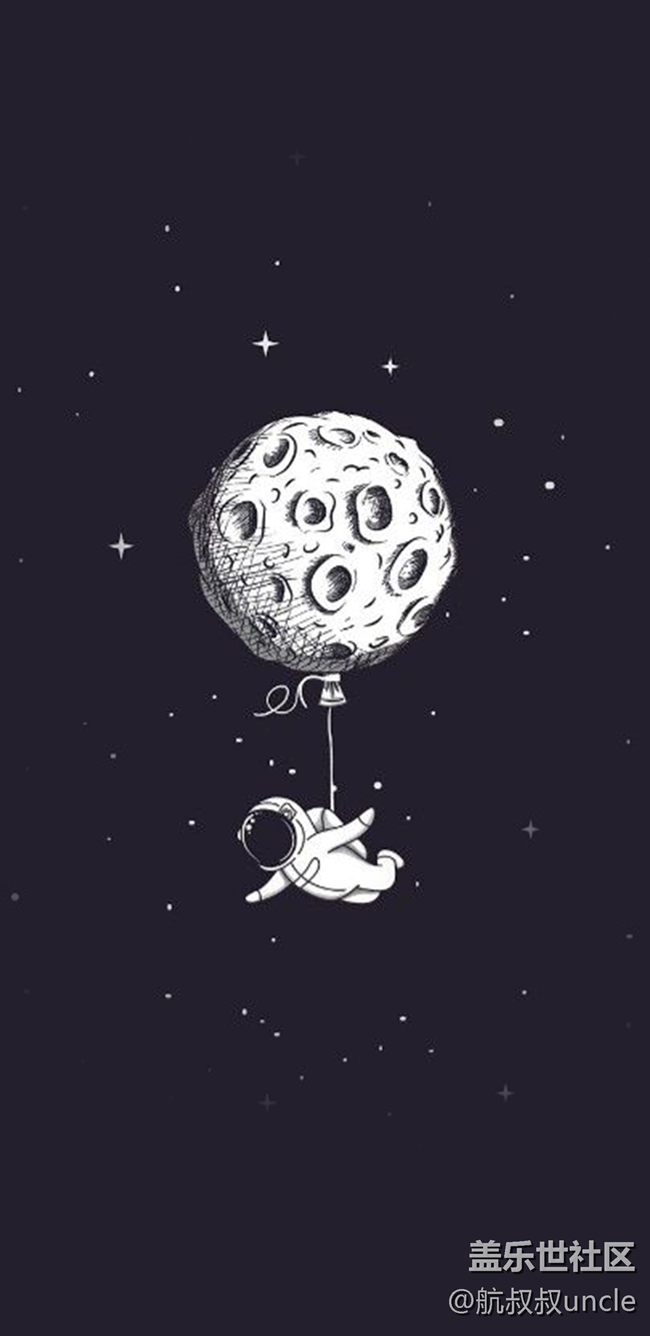 暗色系太空人壁纸分享